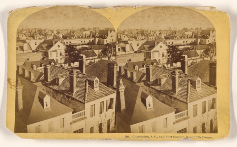Charleston, S.C., and Fort Sumter, from Mills House.