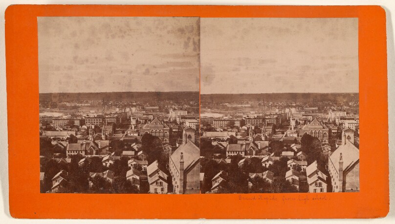 Grand Rapids from high school [looking west]