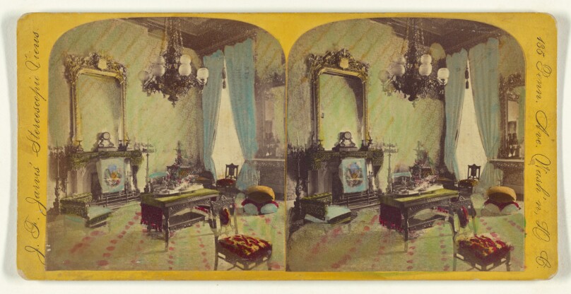Green room in the President's House.