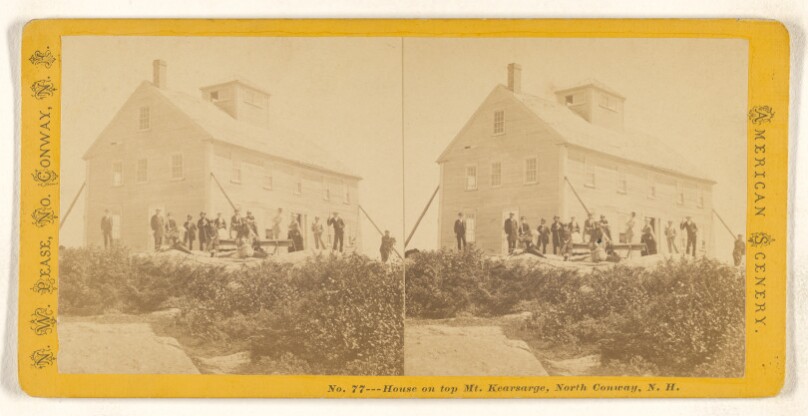 House on top Mt. Kearsarge, North Conway, N.H.