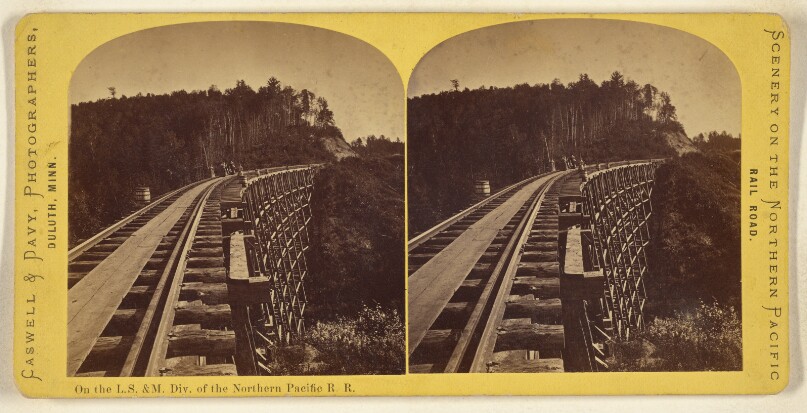 On the L.S. & M. Div. of the Northern Pacific R.R.