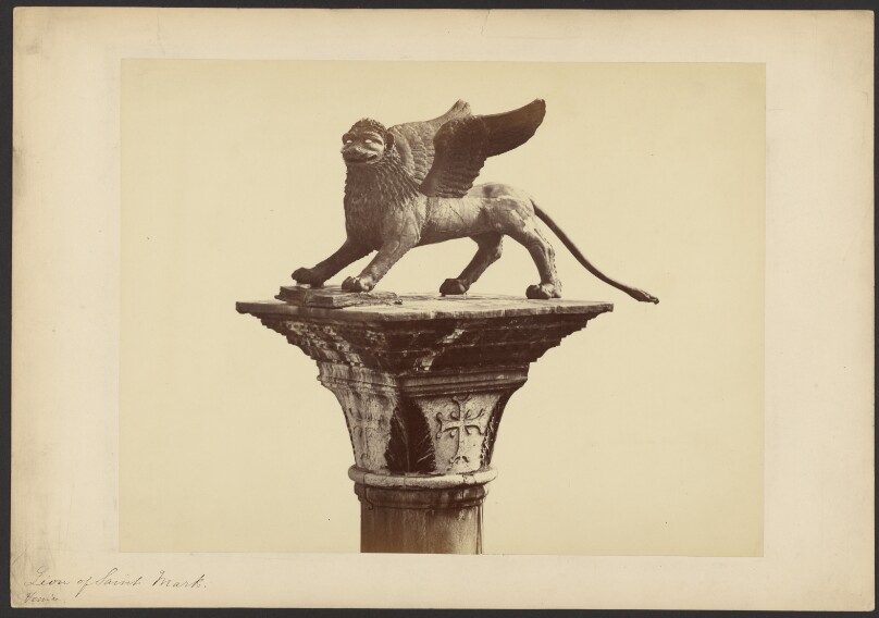 Leone di S. Marco sulla colonna della Piazzetta