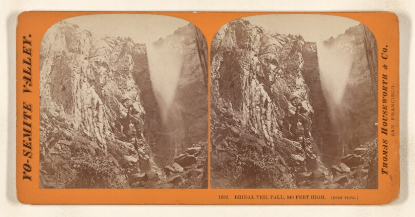 Bridal Veil Fall, 940 Feet High. (near view.)