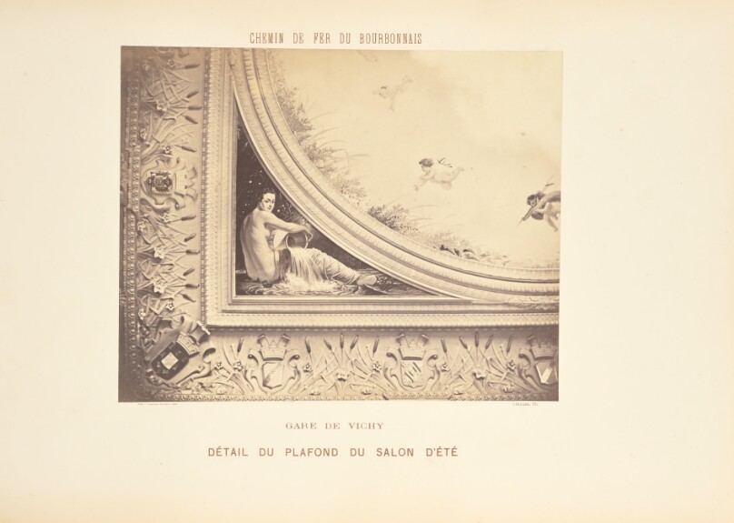 Gare de Vichy, Platfond du Salon d'Été