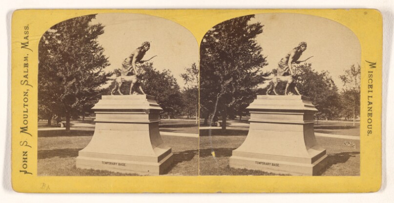 [Indian Hunter, Central Park, N.Y.]