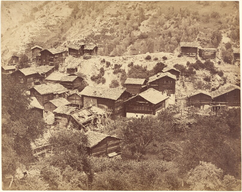 [After an earthquake near Viege, Valais, Switzerland]