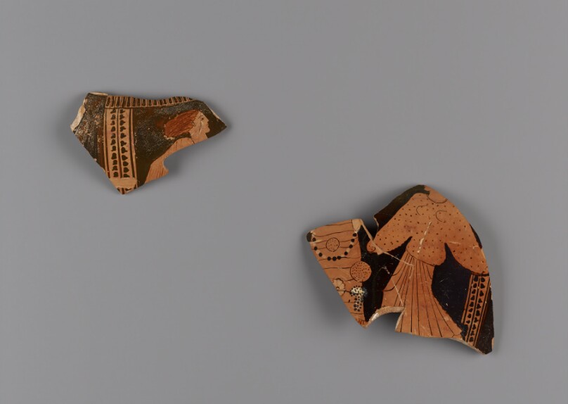 Attic Red-Figure Column Krater Fragment
