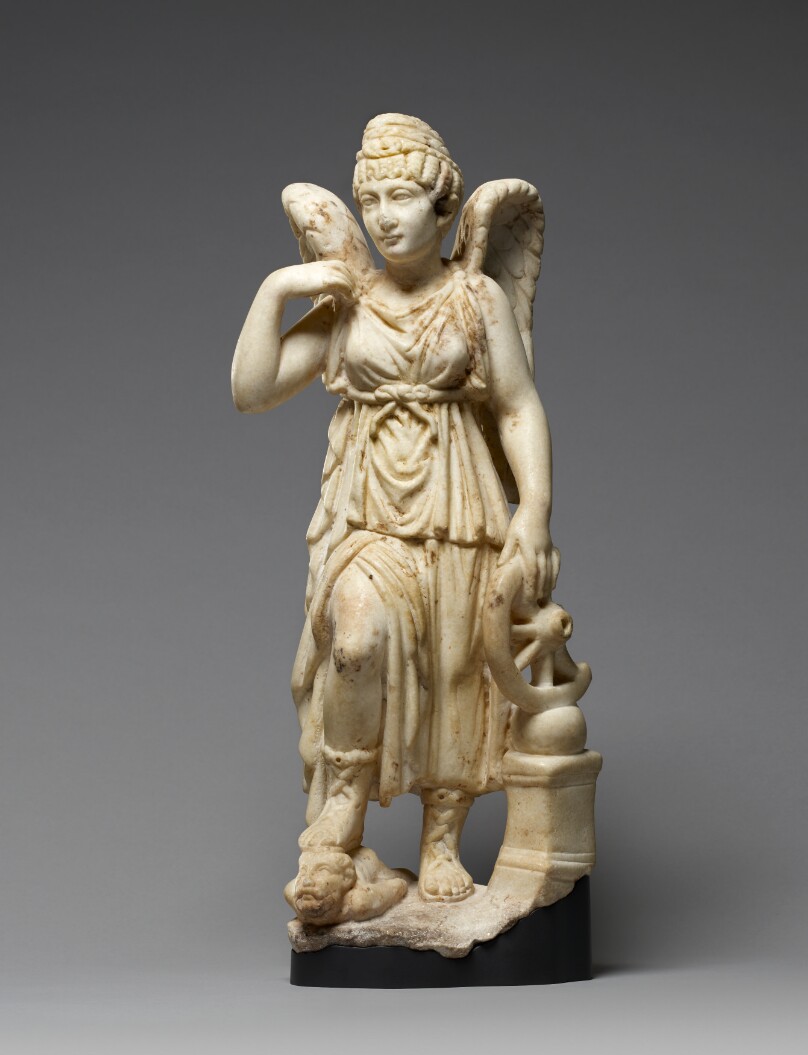 Statuette of Nemesis with Portrait Resembling the Empress Faustina I