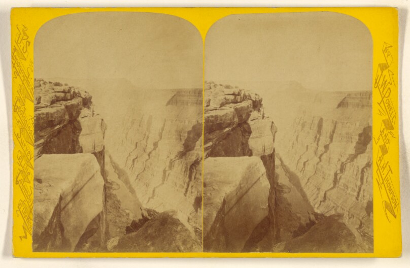 The Canon, from To-ro-weap Valley, (Looking Up.) [Grand Canon, Colorado River]
