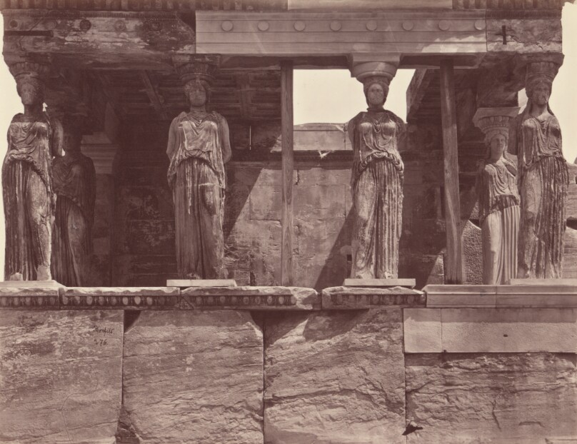 Cariatides du Temple de l'Erechteion - Athenes