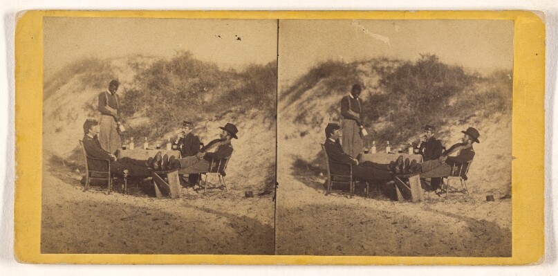 A Group of Soldiers in the Trenches, Morris Island, S.C.