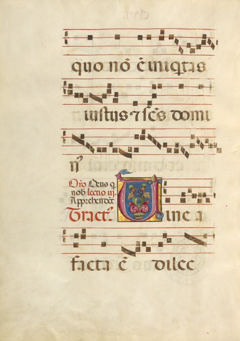 Decorated Initial V