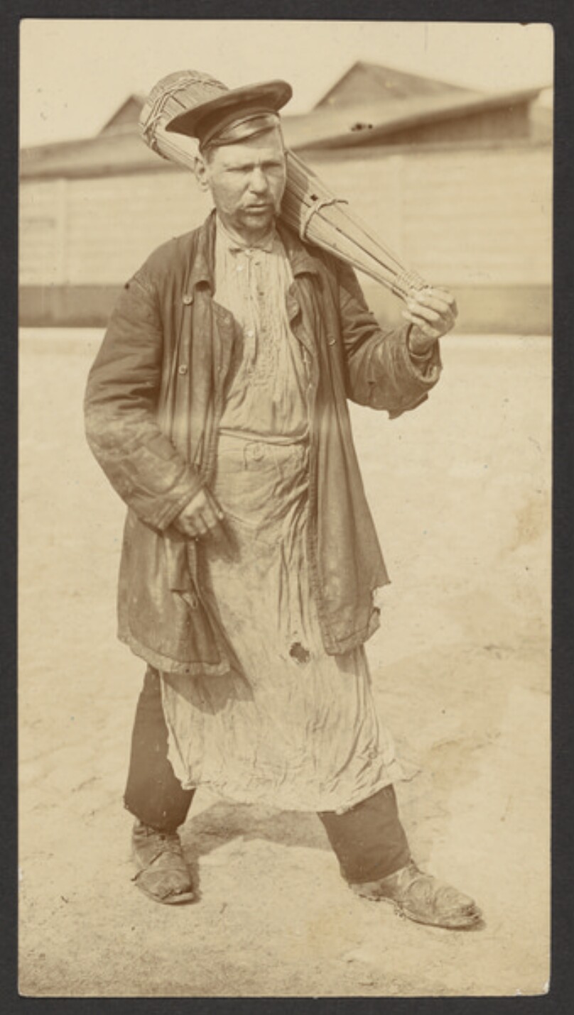 A rag-picker-who['s] always prepared for other work