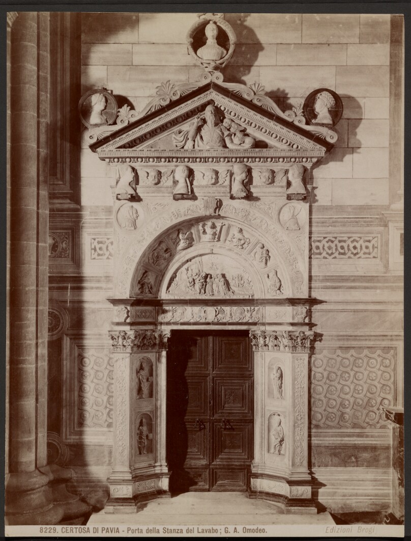 Certosa di Pavia - Porta della Stanza del Lavabo
