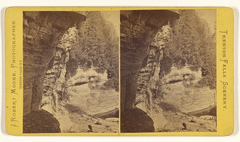 [Dropping Rocks below Alhambra, Trenton Falls, New York]