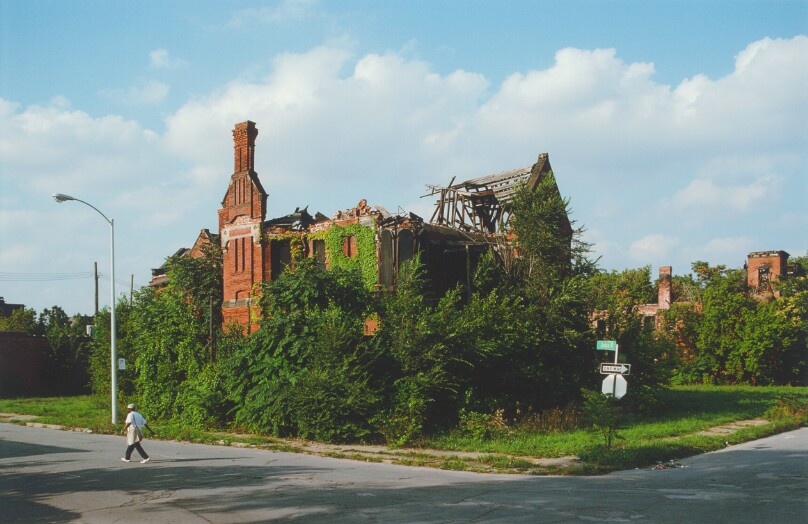 Former Ransom. Gillis Mansion, Corner on Alfred and John R, Detroit