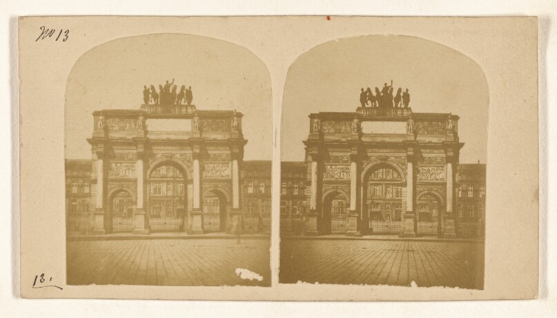 [Marble Triumphal Arch..Tuileries.]