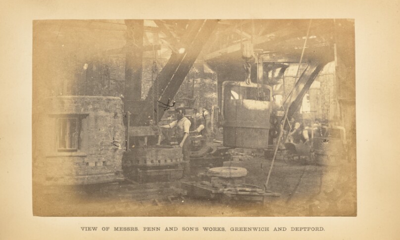 Messrs. Penn and Son's Works, Greenwich and Deptford: The Foundry