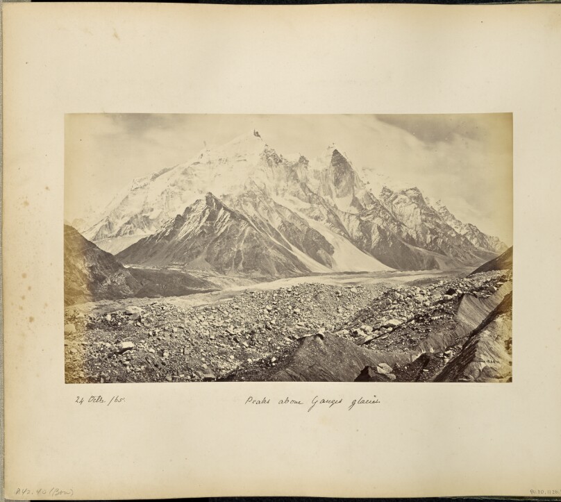 Range of Snowy Peaks above the Gangootri Glacier