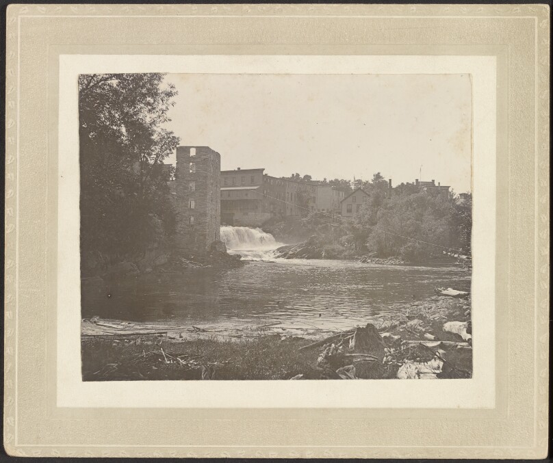 [River with waterfall]