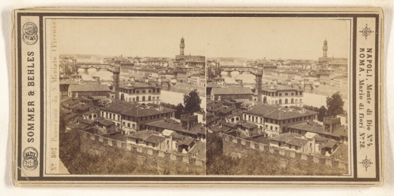 Panorama da S. Miniato. (Firenze)