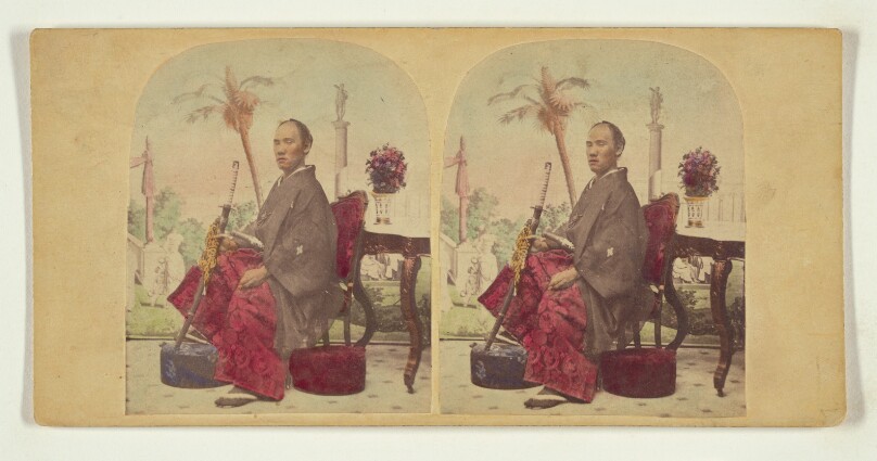 Shiozawa Hikojirō, Member of the First Japanese Diplomatic Mission to the United States