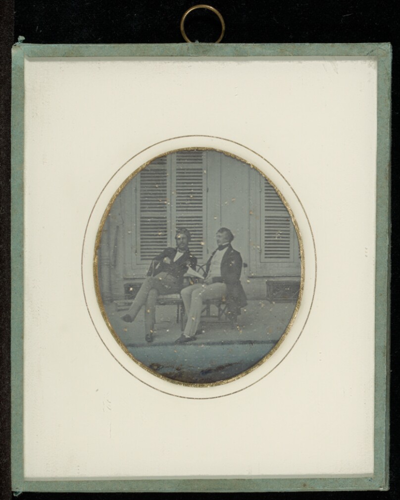 [Portrait of Jean-Gabriel Eynard and an unidentified man]