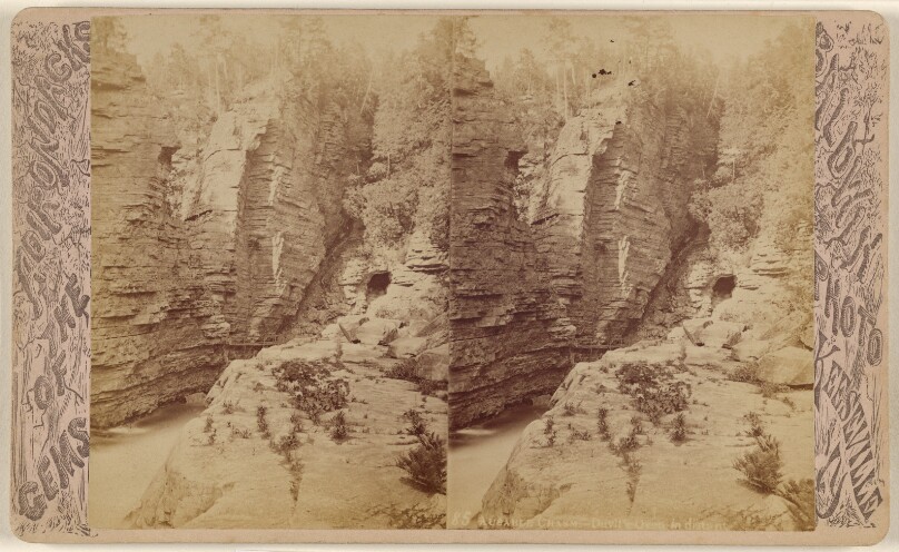 Ausable Chasm - Devil's Oven in distance.