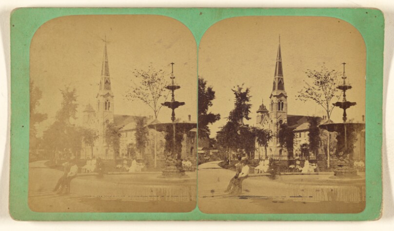 [View of Lincoln Park, Portland, Maine]