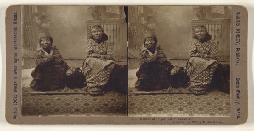 Natives of Puget Sound. Kloochman.