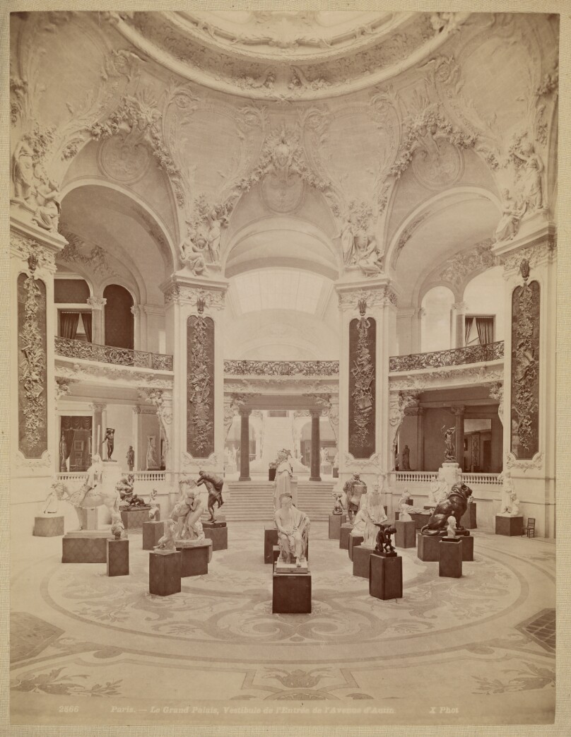 Paris, Le Grand Palais, Vestibule de l'Entree de l'Avenue d'Antin