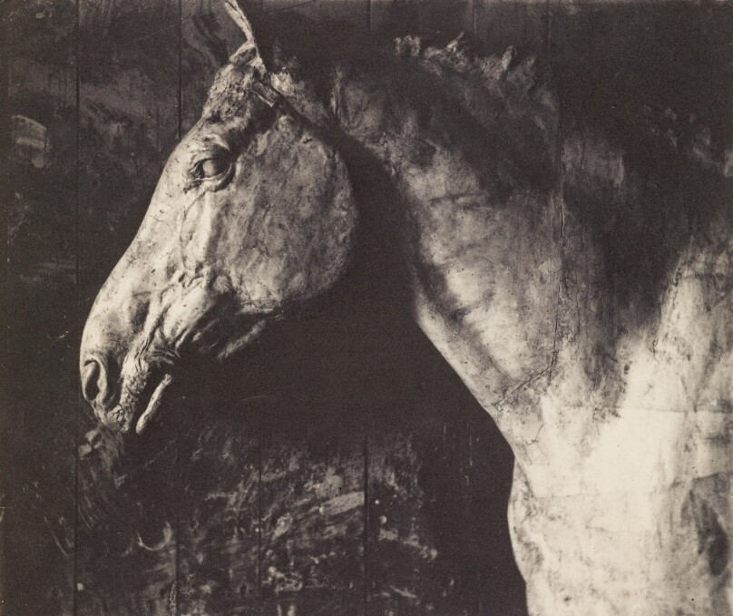 [Plaster Model of Clinker for an Equestrian Relief of General Grant]