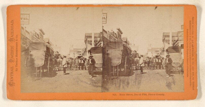 Main Street, Dutch Flat, Placer County.