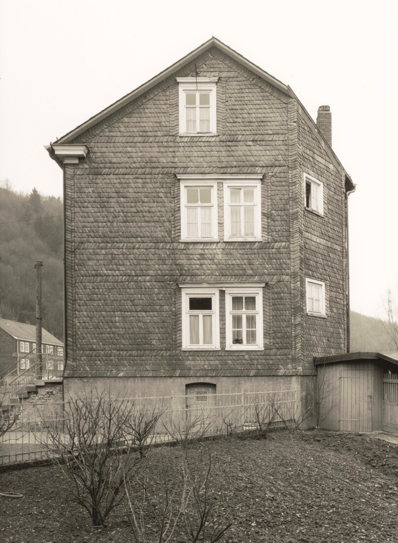 Framework House, Slated Gable Side, Siegtalstrasse 40, Eiserfeld, Germany