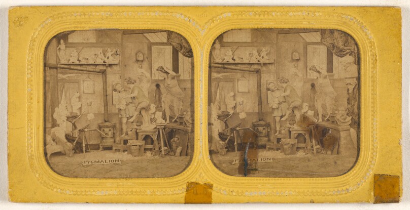 [Scene of "Pygmalion"]