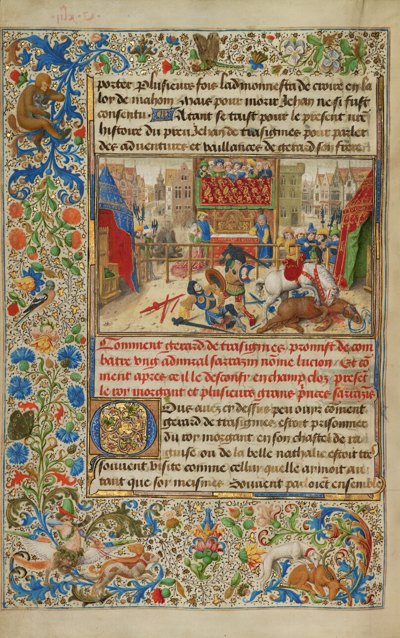 A Judicial Duel Between Gillion's Son Gerard and the Emir Lucion