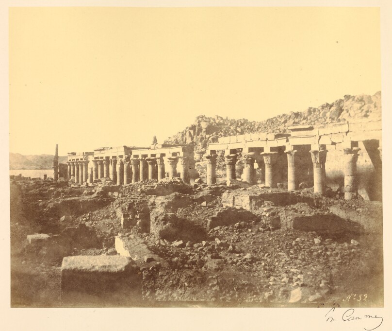 Colonnade à l'extrémité Sud (Philoe)