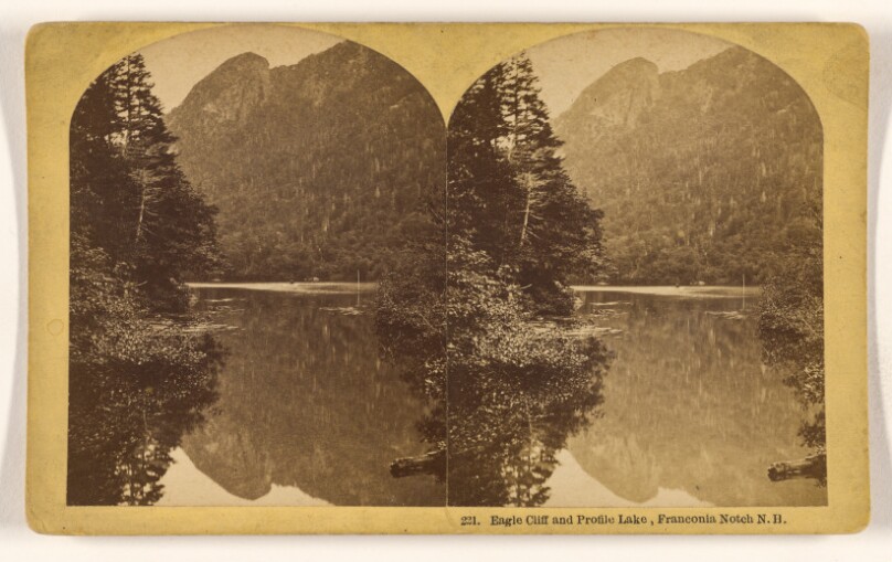 Eagle Cliff and Profile Lake, Franconia Notch, N.H.
