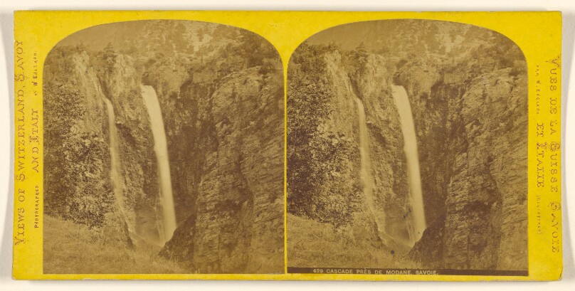 Cascade pres de Modane. Savoie.