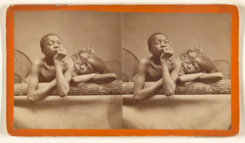 [Studio Portrait of Two Boys]