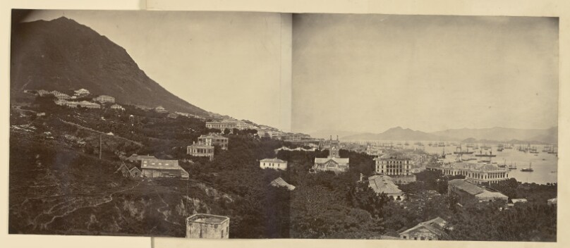 [Two-part Panorama of Hong Kong]
