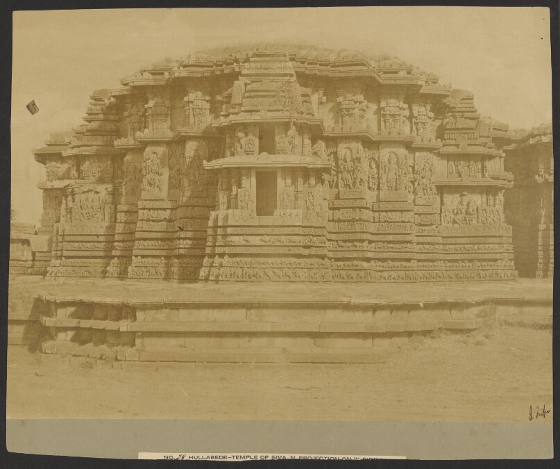 Hullabede - Temple of Siva, North Projection on West Side