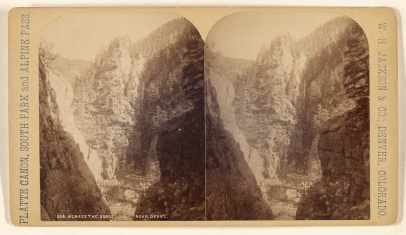 Across the Gorge Near Dean's.