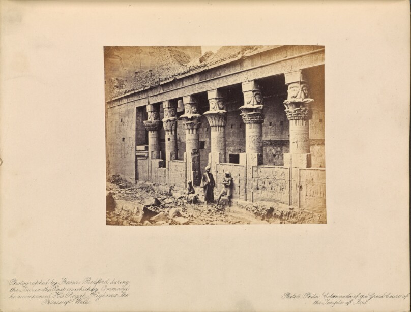 Colonnade of the Great Court of the Temple of Isis