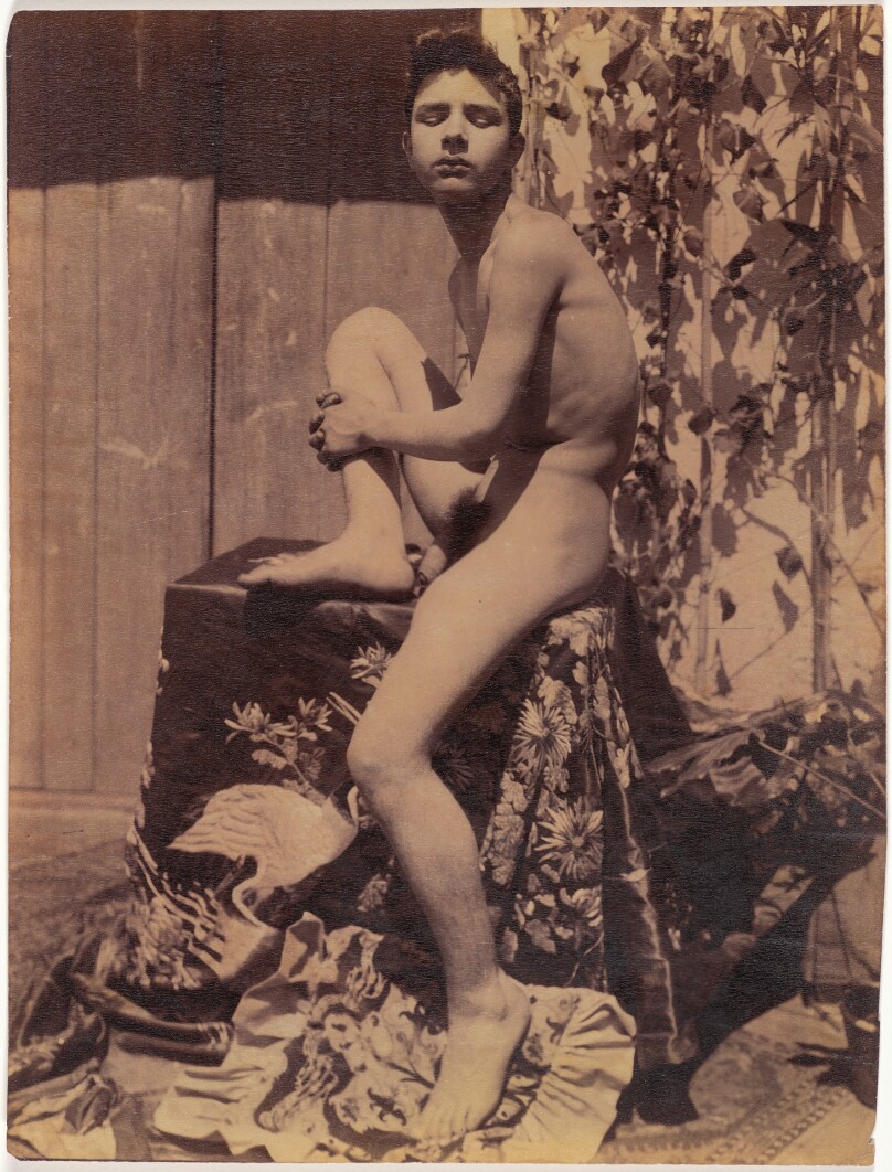 [Young Man, Seated, Nude]
