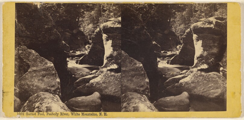 Garnet Pool, Peabody River, White Mountains, N.H.