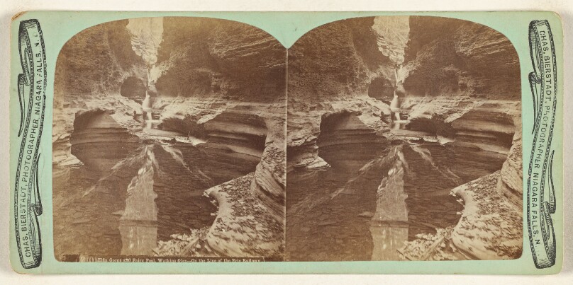 Elfin Gorge and Fairy Pool, Watkins Glen - On the Line of the Erie Railway.