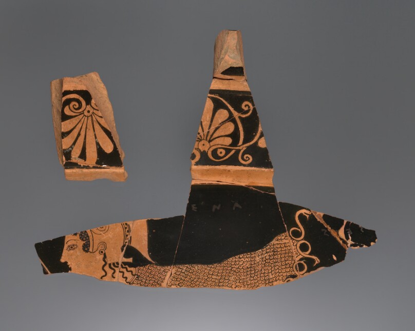 Attic Red-Figure Calyx Krater Fragment