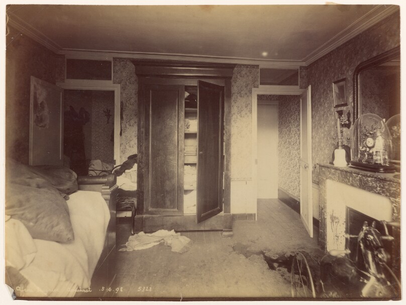 Affaire Peugniez … Vue de la Chambre à coucher avec le cheval mécanique ensanglanté de l’enfant