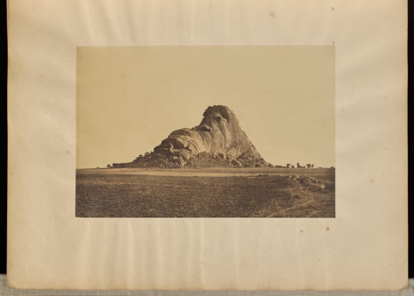 Between Chittumputty and Teramboor. Elephant Rock End View.